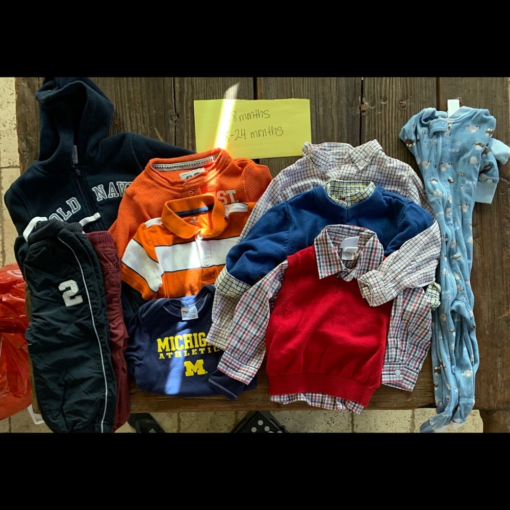 Boy 12 pc. Clothing bundle - 18-24 months